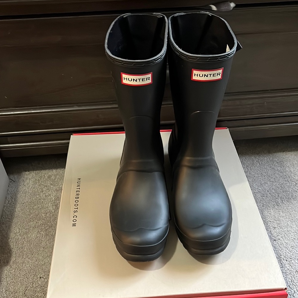 Hunter boots.